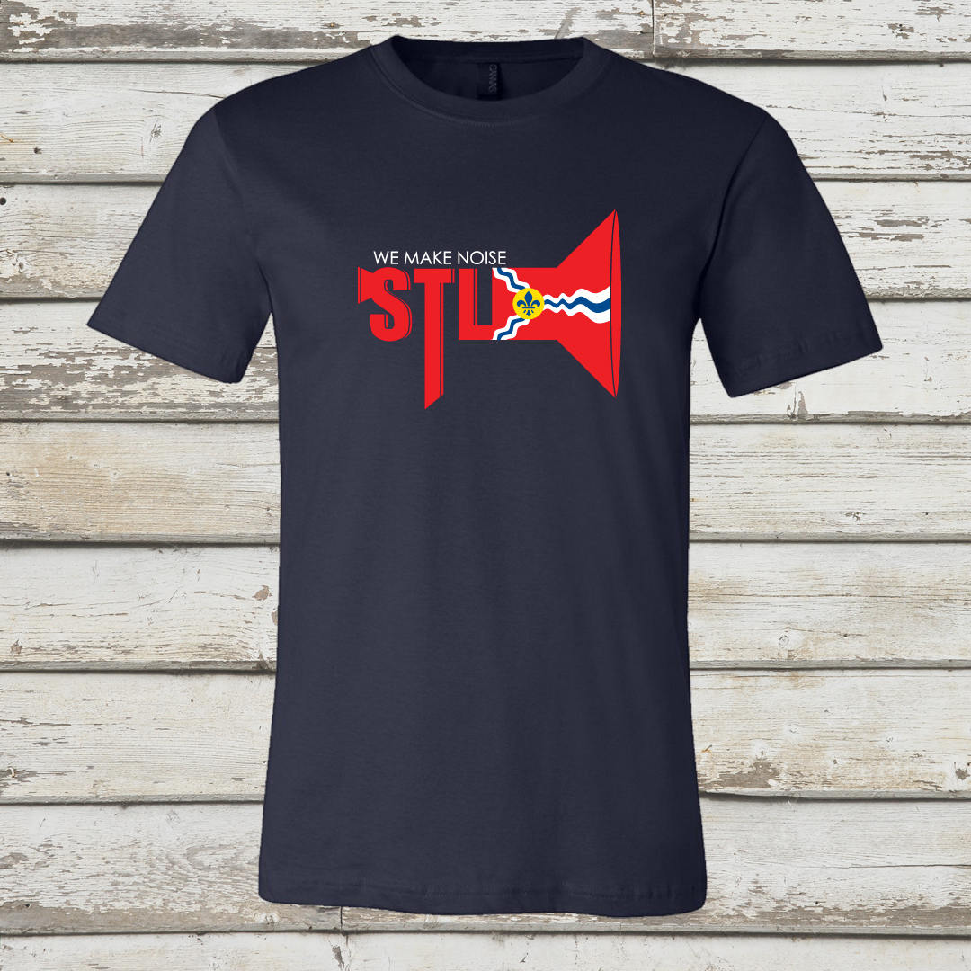 We Make Noise Stl - Ein City Shirt Von Benton Park Prints, St Louis, Saint von BentonParkPrints