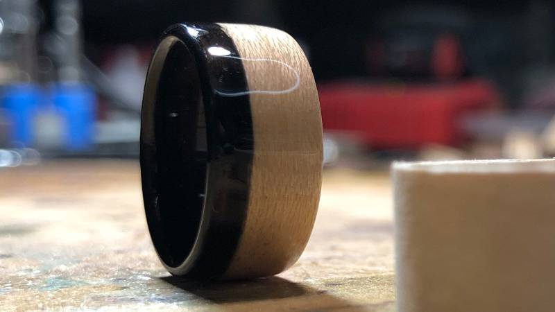 Ahorn Mit Ebenholz Inlay + Liner von BentreeDesignCo