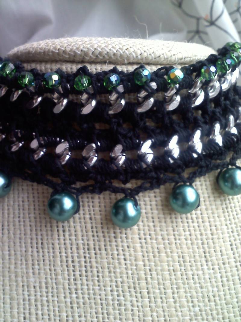 Gehäkelte Kette Charmish Armband von Benyamina