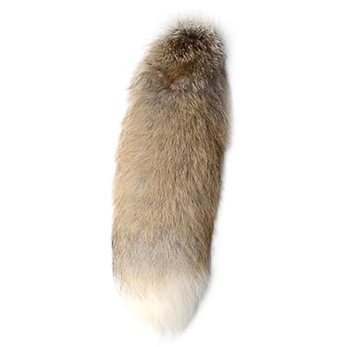 1 Stück/2 Stück/3 Stück Fox Tail 16 Inch Therian Tail Fuchsschwanz Furry Tail Therian Black Fuchs Schwanz Fox (6,1 Stück) von Benyong