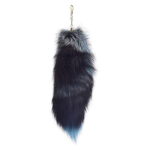 1 Stück/2 Stück/3 Stück Fox Tail 16 Inch Therian Tail Fuchsschwanz Furry Tail Therian Black Fuchs Schwanz Fox (7,3 Stück) von Benyong
