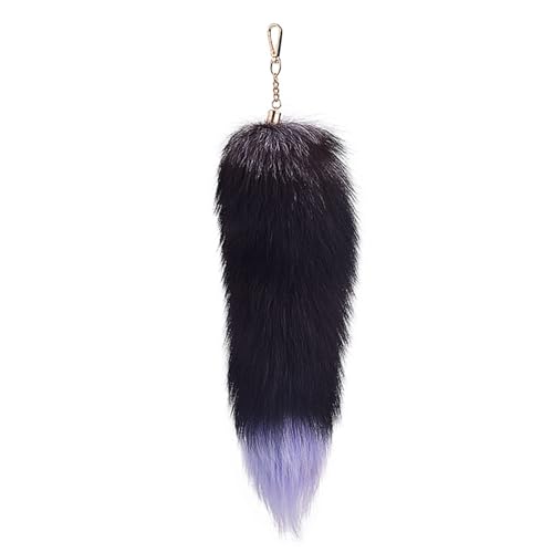 1 Stück/2 Stück/3 Stück Fox Tail 16 Inch Therian Tail Fuchsschwanz Furry Tail Therian Black Fuchs Schwanz Fox (9,2 Stück) von Benyong
