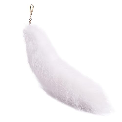 1 Stück/2 Stück/3 Stück Fuchsschwanz 16 Inch Fox Tail Therian Tail Furry Tail Therian Black Fuchs Schwanz Fox (13,1 Stück) von Benyong