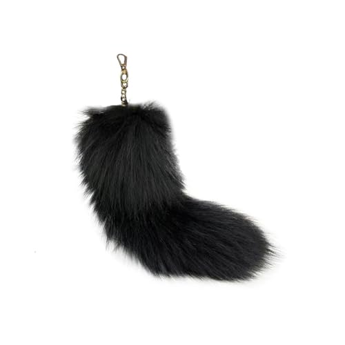1 Stück/2 Stück/3 Stück Fuchsschwanz 16 Inch Fox Tail Therian Tail Furry Tail Therian Black Fuchs Schwanz Fox (14,1 Stück) von Benyong