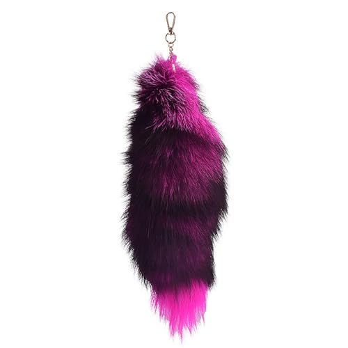 1 Stück/2 Stück/3 Stück Therian Tail 16 Inch Fuchsschwanz Fox Tail Furry Tail Therian Black Fuchs Schwanz Fox (12,1 Stück) von Benyong