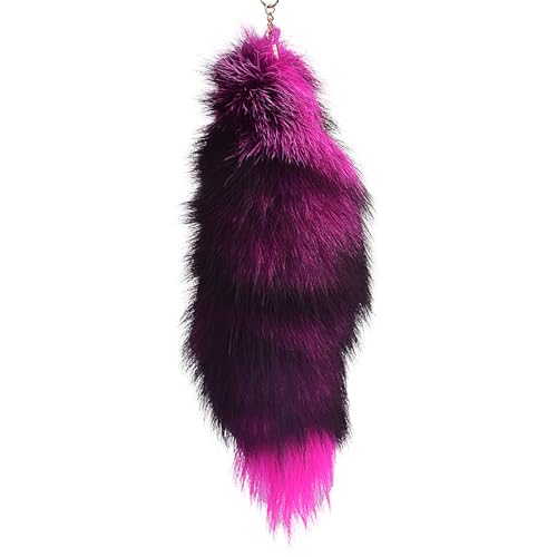 Fox Tail 20 Inch Therian Tail Fuchsschwanz Furry Tail Therian Black Fuchs Schwanz Fox (14) von Benyong