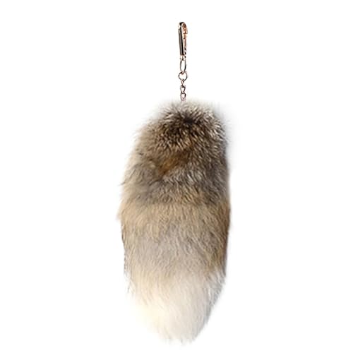 Fox Tail 8 Inch Therian Tail Fuchsschwanz Furry Tail Therian Black Fuchs Schwanz Fox (4) von Benyong