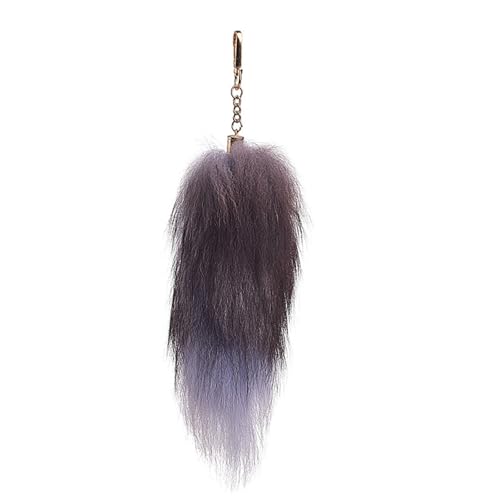 Fox Tail 8 Inch Therian Tail Fuchsschwanz Furry Tail Therian Black Fuchs Schwanz Fox (7) von Benyong