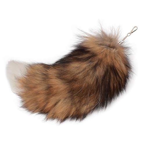 Fuchsschwanz 16 Inch Fox Tail Therian Tail Furry Tail Therian Black Fuchs Schwanz Fox (1) von Benyong