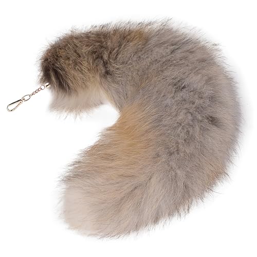 Therian Tail 16 Inch Fuchsschwanz Fox Tail Furry Tail Therian Black Fuchs Schwanz Fox (6) von Benyong