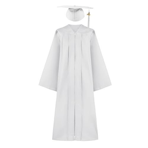 Beokeuioe Abschluss Talar mit Hut Bachelor Uni Master Kostüm Absolventen Robe Geschenke Absolventen Akademischer Talar Herren Damen Graduationrobe Set Erwachsene Universität von Beokeuioe