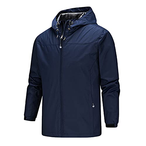 Beokeuioe Fahrradjacke Für Herren Winddichte Jacke Atmungsaktiv Softshelljacke Wasserdicht Regenjacke Outdoor Trekking Regenjacke Radjacke Wanderjacke Sommer Winter Windbreaker von Beokeuioe