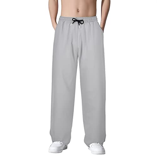 Beokeuioe Herren Sporthose Leichte Atmungsaktiv Trainingshose Jogginghose Lang Fitness Freizeithose Eis Seide Hosen Dünn Männer Gerade Tube Tropfen Sporthose Beokeuioe Herren Sporthose Leichte Atmungsaktiv Trainingshose Jogginghose Lang Fitness Freizeithose Eis Seide Hosen Dünn Männer Gerade Tube Tropfen Sporthose von Beokeuioe