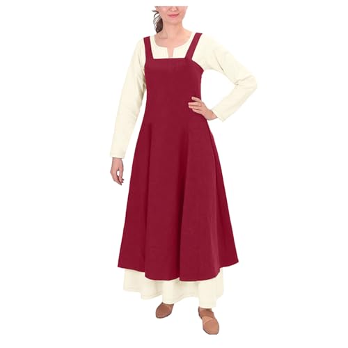 Beokeuioe Wikinger Kleider Viktorianisches Kleid Damen Mittelalterlich Kostüm Renaissance Kleid Hohe Taille Mittelalter Corsagenkleid Lange Rockabilly Kleid 17. Jahrhundert Kostüme Beokeuioe Wikinger Kleider Viktorianisches Kleid Damen Mittelalterlich Kostüm Renaissance Kleid Hohe Taille Mittelalter Corsagenkleid Lange Rockabilly Kleid 17. Jahrhundert Kostüme von Beokeuioe