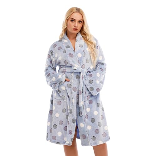 Beokeuioe flauschig weicher gemütlicher Saunamantel 5XL Größe Bademantel Damen Bademantel kuschelig und warm mit Kapuze Teddy Fleece Morgenmantel Damen Baumwolle plüsch lang Beokeuioe flauschig weicher gemütlicher Saunamantel 5XL Größe Bademantel Damen Bademantel kuschelig und warm mit Kapuze Teddy Fleece Morgenmantel Damen Baumwolle plüsch lang von Beokeuioe