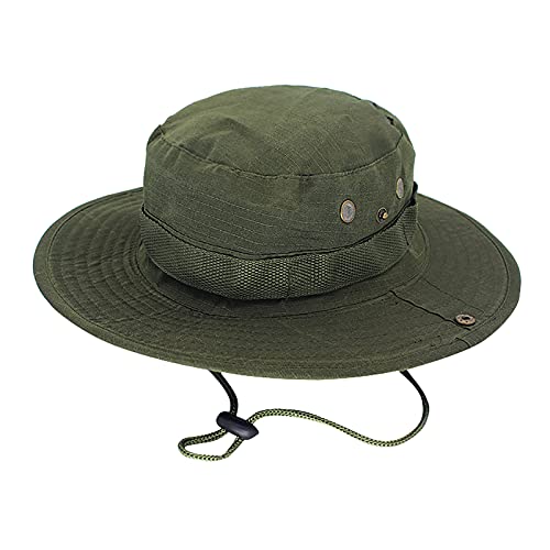 Boonie Hut Fischerhut UV-Schutz Sonnenhut Herren Damen Faltbar Safari Wanderhut Ideal Outdoor Verstellbare Mütze boonie Hats nepalesische Mütze Herren Fischerhut von Beokeuioe