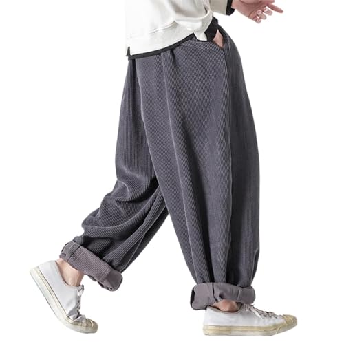 Cordhose Herren Weitem Bein Baggy Hose Cord Japanisch Hose Winter Pumphose Locker Hip Hop Haremshose Mode Pluderhose Oversized Jogginghose Freizeithose Streetwear Cordhose Herren Weitem Bein Baggy Hose Cord Japanisch Hose Winter Pumphose Locker Hip Hop Haremshose Mode Pluderhose Oversized Jogginghose Freizeithose Streetwear von Beokeuioe