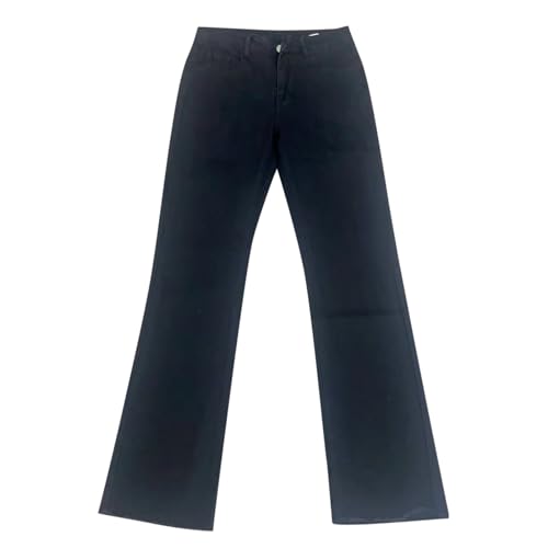 Jeans Herren Schlaghosen Stretch Ausgestellte Hose Slim fit Streetwear Denim Hosen Männer Bootcut Jeanshose Hip Hop Vintage Felsen Hose Mit Ausgestelltem Bein Schlaghose von Beokeuioe