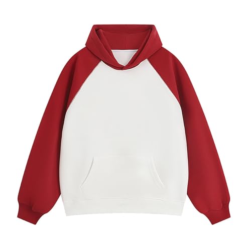 Sweatshirt mit Kapuze Hoodie Herren Baseball Pullover Sport Kapuzenpullover Leichte Herren-Sweatshirt Bunte Hoody Männer Bequeme Kapuzenpulli Sportlich Kapuzenjacke von Beokeuioe