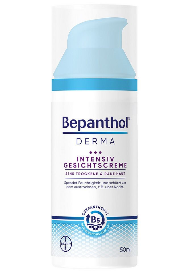 Bepanthol Gesichtspflege Intensiv Gesichtscreme, spendet sofort Feuchtigkeit & schützt vor dem Austrocknen von Bepanthol