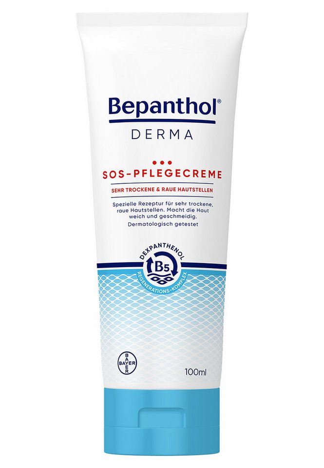 Bepanthol Körpercreme SOS-Pflegecreme, zur täglichen Pflege bei empfindlicher & gereizter Haut von Bepanthol