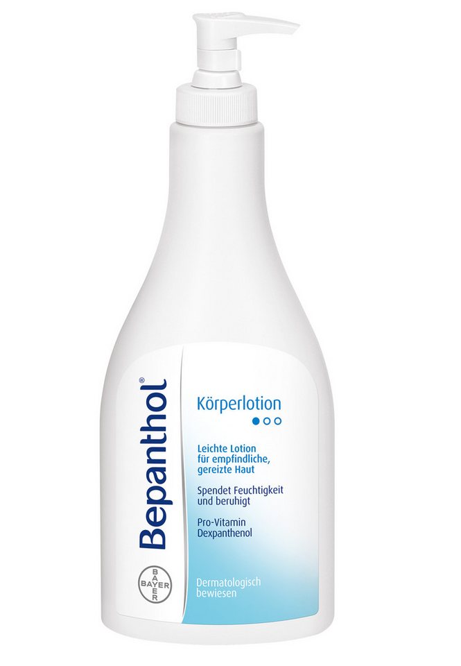 Bepanthol Körperlotion Körperlotion, Leichte Lotion für empfindliche, gereizte Haut von Bepanthol