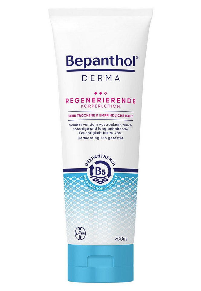 Bepanthol Körperlotion Regenerierende Körperlotion, schützt vor Austrocknen durch lang anhaltende Feuchtigkeit bis zu 48h von Bepanthol