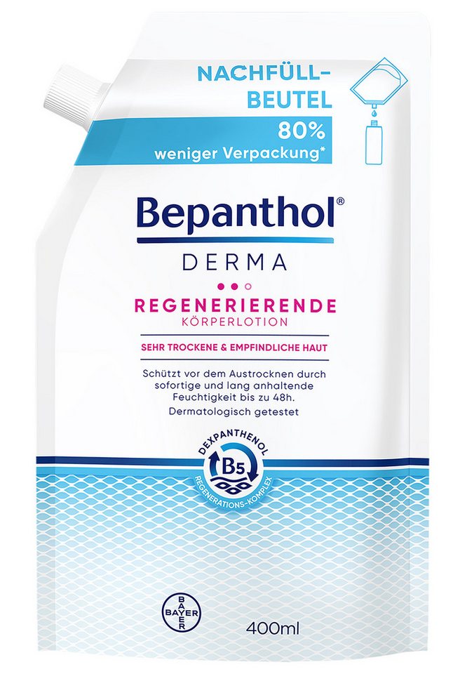 Bepanthol Körperlotion Regenerierende Körperlotion, schützt vor Austrocknen durch lang anhaltende Feuchtigkeit bis zu 48h von Bepanthol