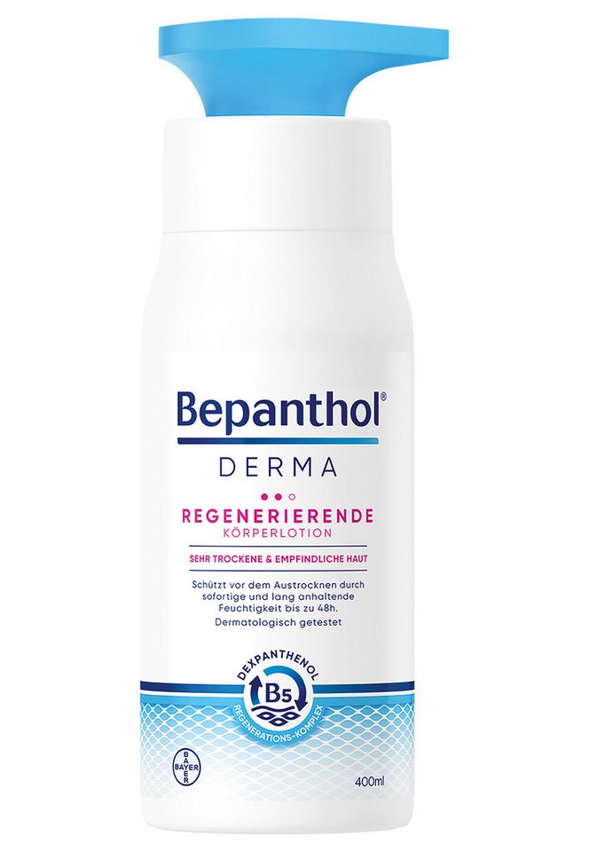 Bepanthol Körperlotion Regenerierende Körperlotion, schützt vor Austrocknen durch lang anhaltende Feuchtigkeit bis zu 48h von Bepanthol