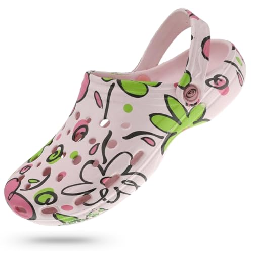 BEPPI Dekorierte Clogs, Komfort bei jeder Gelegenheit, Haus und Garten, Strand und Pool, belüftet und rutschfest, Rosa, 37 EU BEPPI Dekorierte Clogs, Komfort bei jeder Gelegenheit, Haus und Garten, Strand und Pool, belüftet und rutschfest, Rosa, 37 EU von Beppi