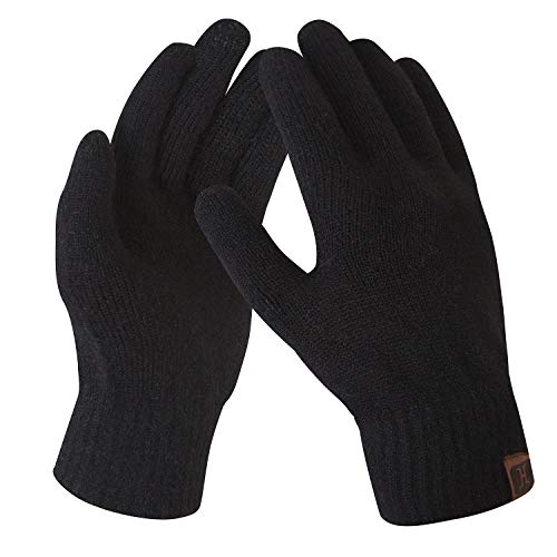 Bequemer Laden Damen Winter Warme Touchscreen Handschuhe A-schwarz von Bequemer Laden