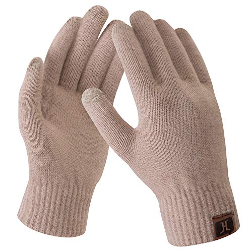 Bequemer Laden Damen Winter Warme Touchscreen Handschuhe Kamel von Bequemer Laden