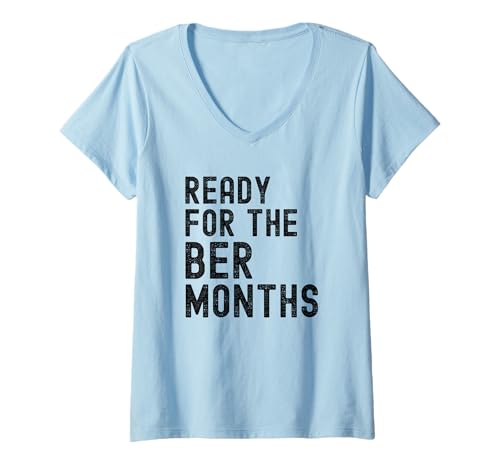 Damen Bereit für die Ber Monate Herbst Kürbis Gewürz T-Shirt mit V-Ausschnitt Damen Bereit für die Ber Monate Herbst Kürbis Gewürz T-Shirt mit V-Ausschnitt von Ber Months Season Apparel Co.