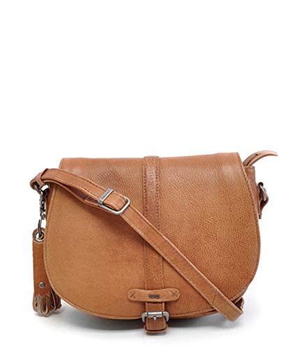 Berba Unisex-Erwachsene Cross-Body Stofftasche, Cognac von Berba