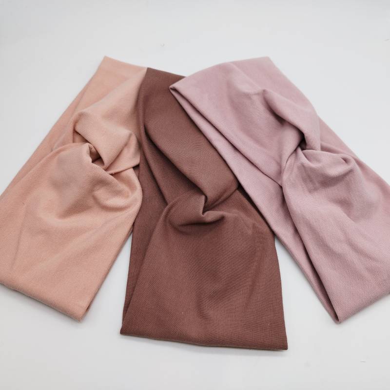 stirnband Rosa Mädchen Dünn Frühjahr | Bandeau Mit Knoten Haarband Baby, Und Damen Partnerlook Mutter Tochter von BergKnirps