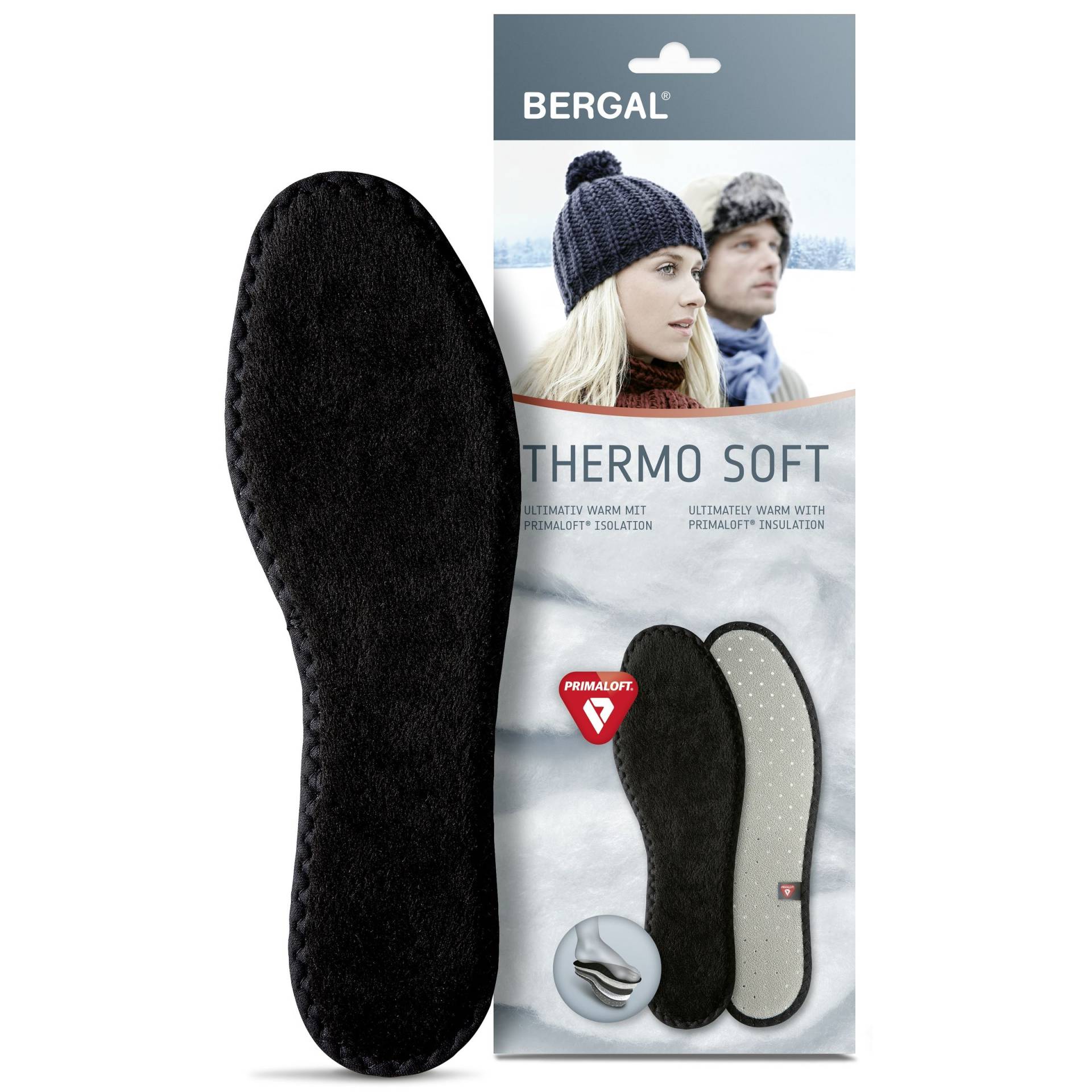 Bergal 2 Paar Thermo Soft wärmende Winter Schuh-Einlage, Einlegesohle mit High-T... von Bergal