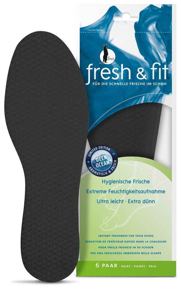 Bergal Frischesohlen Comfort Concept Fresh & Fit Deep Ocean - die Frischesohle von Bergal
