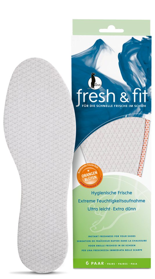 Bergal Frischesohlen Comfort Concept Fresh & Fit - die Frischesohle mit Orangenduft von Bergal