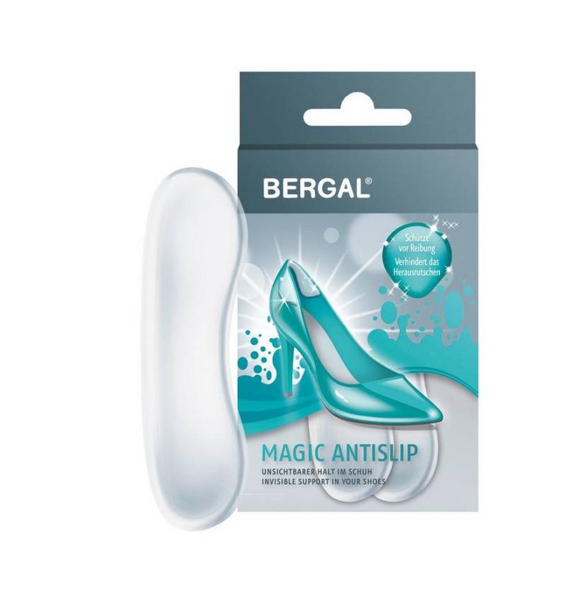 Bergal Gelpolster Magic Antislip - verhindert das Herausrutschen der Ferse von Bergal