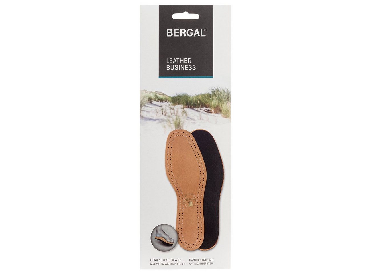 Bergal Ledersohlen Leather Business - die Leder-Einlegesohle mit Aktivkohle-Latex Bergal Ledersohlen Leather Business - die Leder-Einlegesohle mit Aktivkohle-Latex von Bergal