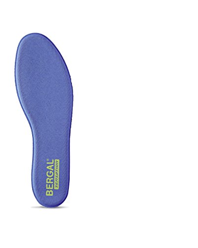 BERGAL Sensation Sohle mit Memory Support-Schaum + Rema Einlagenbeutel (41 Herren, Blau) von BERGAL