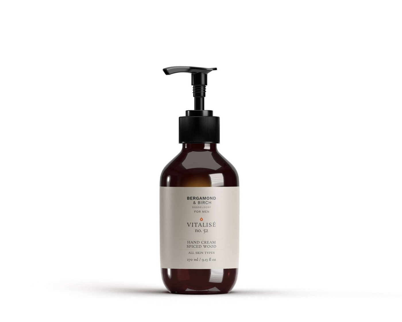 Bergamond & Birch Handcreme Vitalisé No. 52 – Hand Cream Spiced Wood Einzelartikel, Vegan, dermatologisch getestet, COSMOS Natural, ohne Mikroplastik von Bergamond & Birch