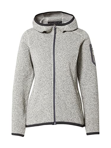 Bergans Kamphaug Knitted W Hoodie - Chalk Sand - S von Bergans