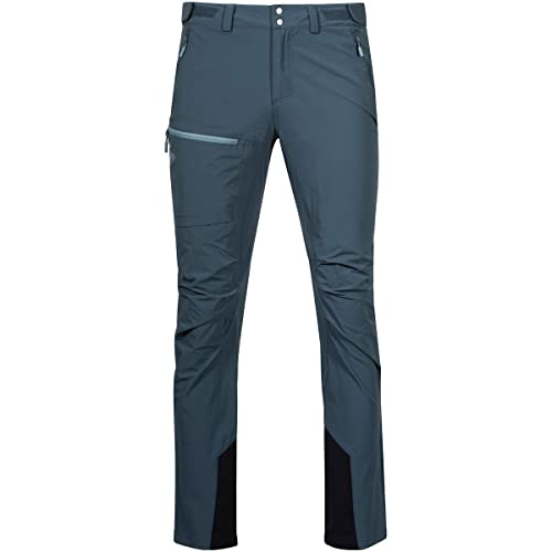 Bergans Breheimen Softshell M Pants Blau - Leichte atmungsaktive Herren Wanderhose, Größe XXL - Farbe Orion Blue von Bergans