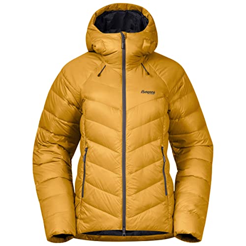 Bergans Cecilie V3 Down Jacket - Light Golden Yellow/Solid Dark Grey - M von Bergans