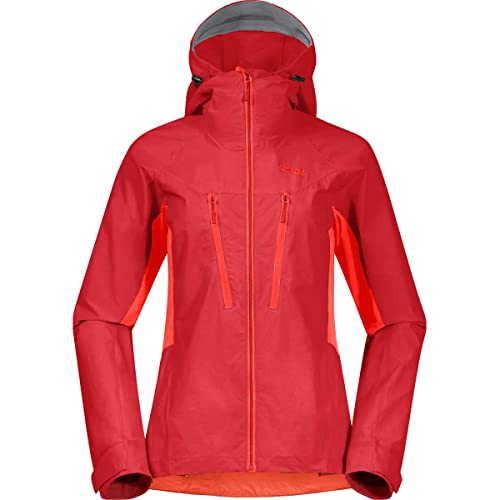 Bergans Damen Cecilie Mtn Softshell Jacke, red leaf-energy red, M von Bergans