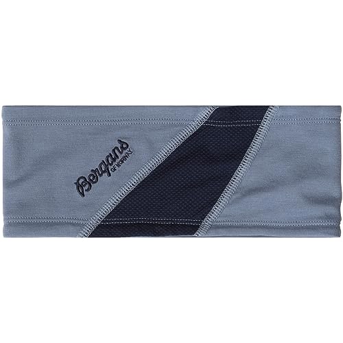 Bergans Damen Cecilie V2 Light Wool Stirnband, misty sky blue-navy blue, 56 von Bergans