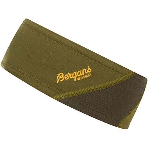 Bergans Damen Cecilie V2 Light Wool Stirnband, trail green-dark olive green, 56 von Bergans