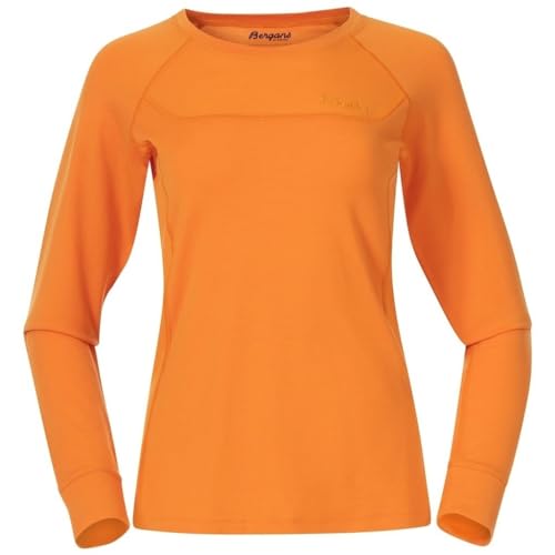 Bergans Damen Cecilie Wool Longsleeve, Cloudberry Yellow-Lush Yellow, S von Bergans