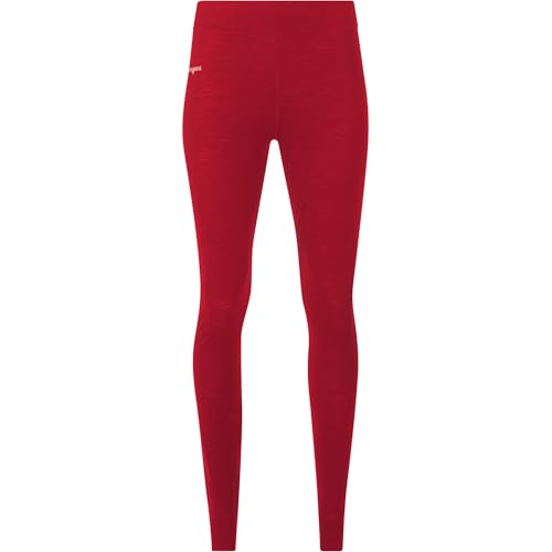 Bergans Damen Inner:Dual Merino Tights, red, M von Bergans